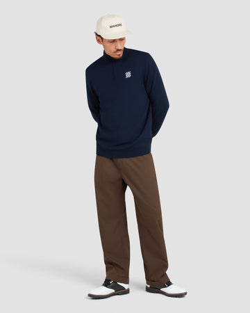 Manors Golf Merino Windbreaker - Midnight