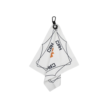 Cph/Golf Overlap Golf Towel (Polyester) - White