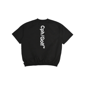 Cph/Golf Light Weight SS Zip Pullover - Black