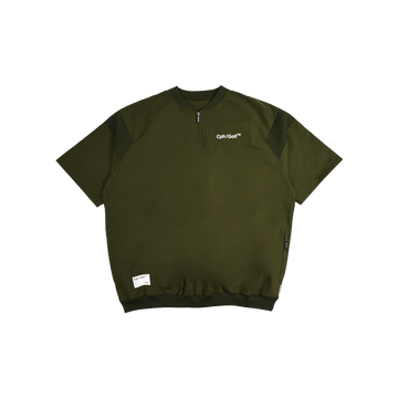 Cph/Golf Light Weight SS Zip Pullover - Olive