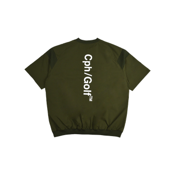 Cph/Golf Light Weight SS Zip Pullover - Olive