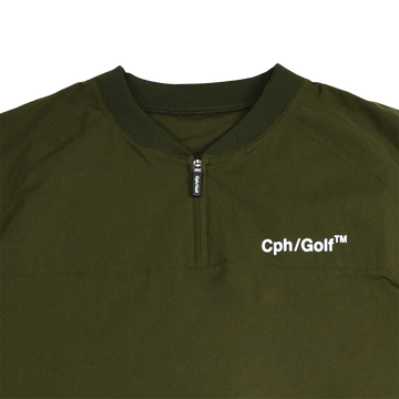 Cph/Golf Light Weight SS Zip Pullover - Olive