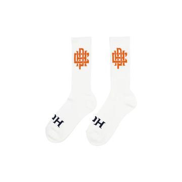 Cph/Golf Overlap 2PC Socks - Black/White