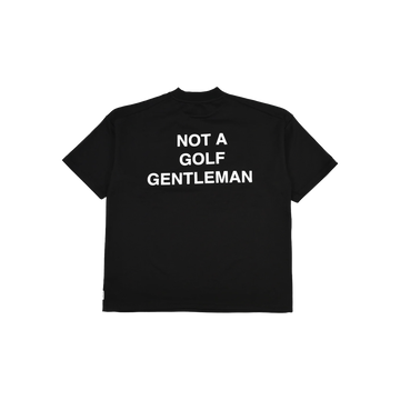 Cph/Golf Gentleman Half Mock Neck Tee - Black
