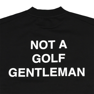 Cph/Golf Gentleman Half Mock Neck Tee - Black