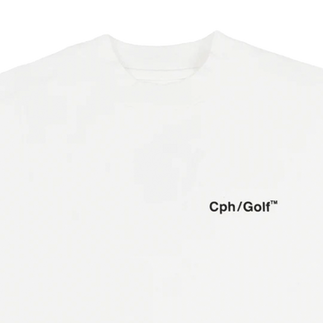 Cph/Golf Gentleman Half Mock Neck Tee - White