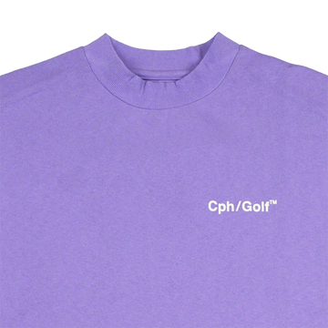 Cph/Golf Gentleman Half Mock Neck Tee - Purple