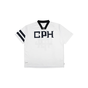 Cph/Golf Overlap Jersey SS Pullover - White