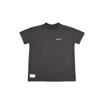 Cph/Golf Women Mademoiselle Half Mock Neck Tee - Charcoal Grey