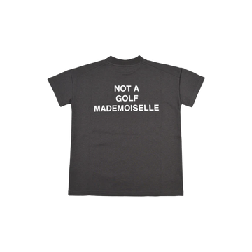 Cph/Golf Women Mademoiselle Half Mock Neck Tee - Charcoal Grey