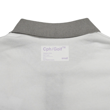 Cph/Golf Women Bi Color Short Polo - White/Grey