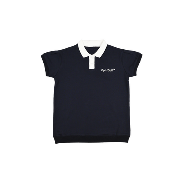Cph/Golf Women Bi Color Short Polo - Navy/White