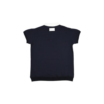 Cph/Golf Women Bi Color Short Polo - Navy/White
