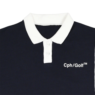 Cph/Golf Women Bi Color Short Polo - Navy/White