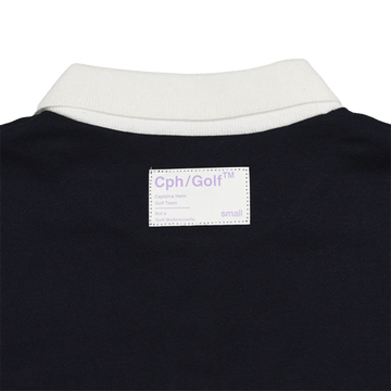 Cph/Golf Women Bi Color Short Polo - Navy/White