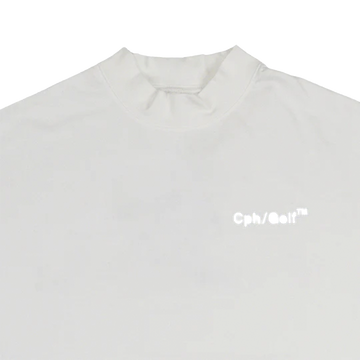 Cph/Golf Women Mock Neck S/S Tee - White