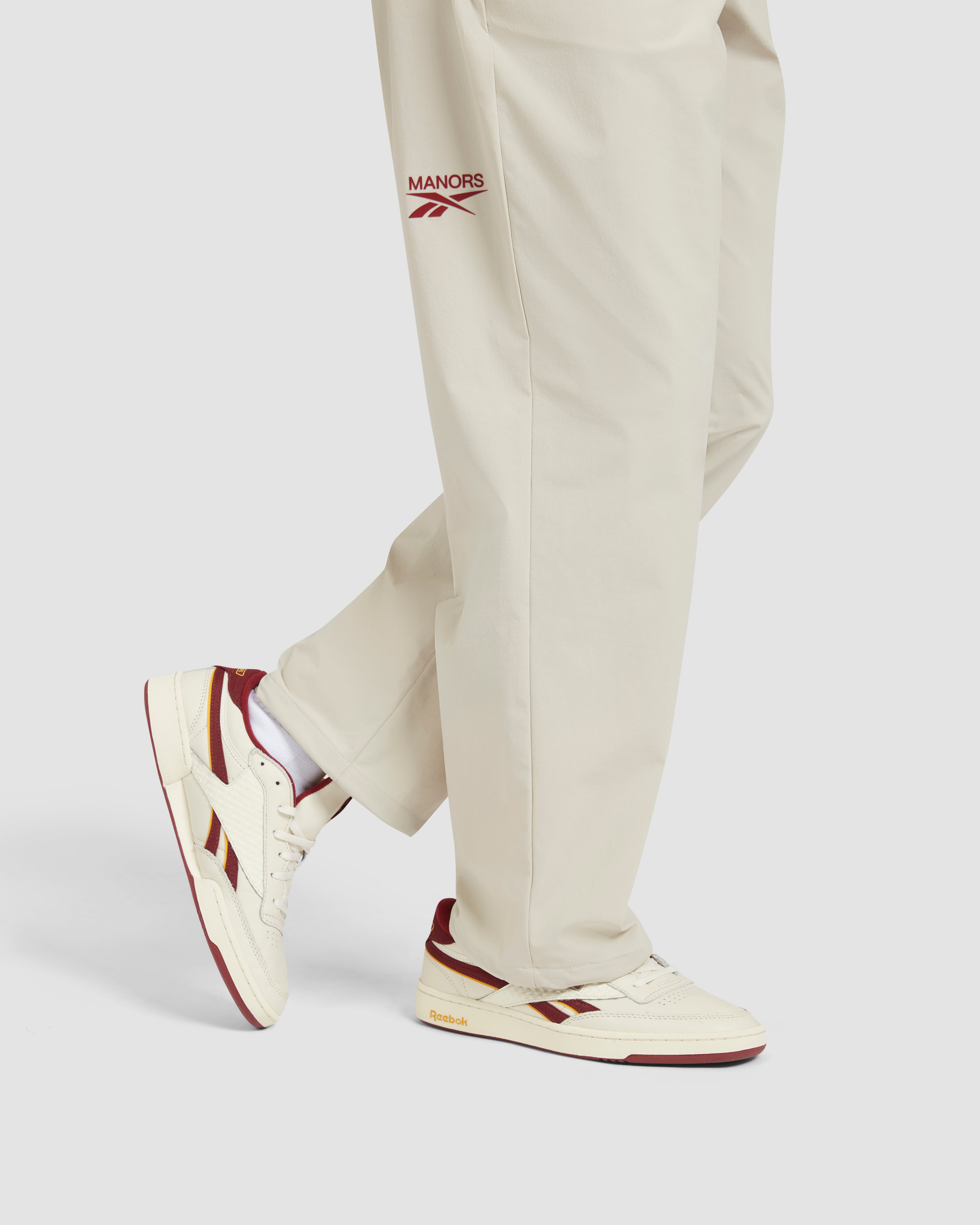 Reebok x Manors Club C Revenge Vintage - Burgundy – Bisque Golf