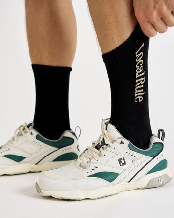 Local Rule Crew Socks 2-Pack - Phantom Black | 43-45