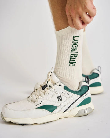 Local Rule Crew Socks 2-Pack - Offwhite | 43-45