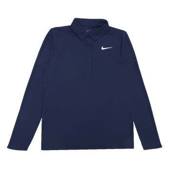 Nike Womens Dri-FIT ADV Tour Longsleeve Polo Navy