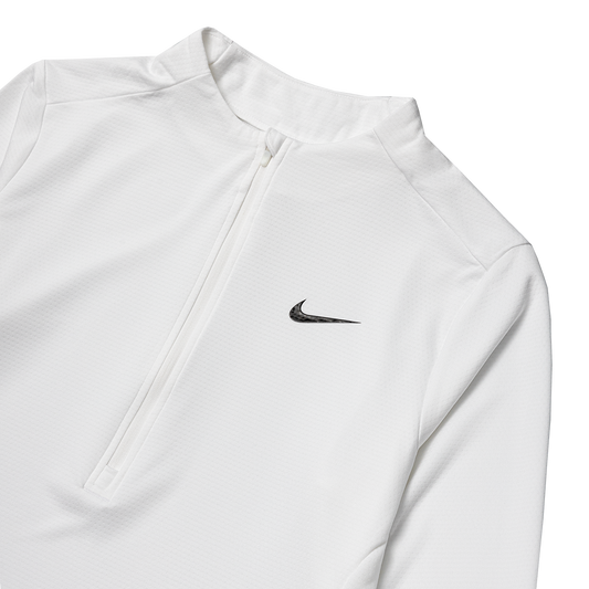 White nike half zip sales