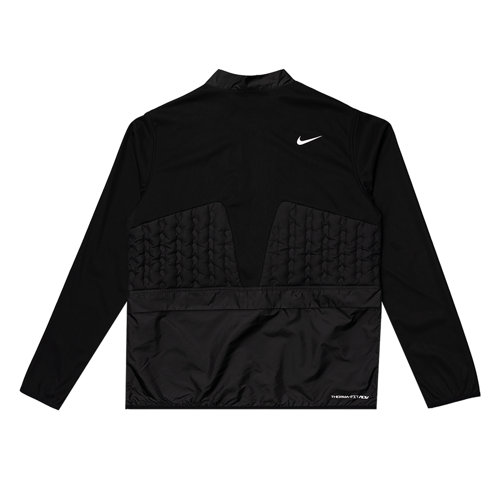 Nike Basketball woven panel half zip jacket in black and white | ASOS