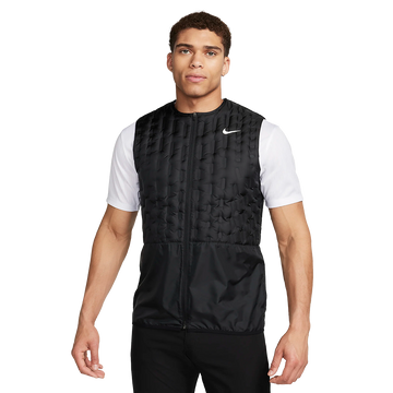 Nike TF ADV Repel Full Zip Vest Black Bisque Golf