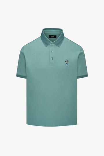 Eastside Golf Core Pique Polo - Mineral Green