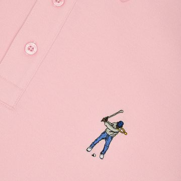 Eastside Golf Core Pique Polo - Icy Pink