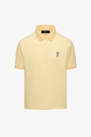 Eastside Golf Core Pique Polo - Mellow Yellow