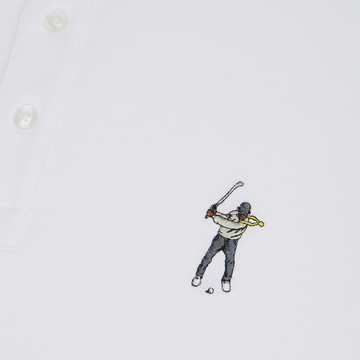 Eastside Golf Core Pique Polo - Bright White
