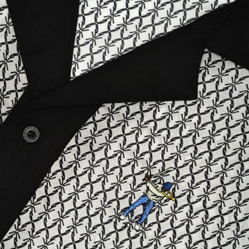 Eastside Golf Cabana Shirt - White/Black
