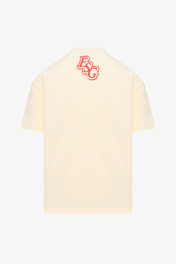 Retro Graphic Tee Jetstream/Lava - Back