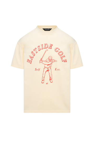 Eastside Golf Retro Graphic Tee - Jetstream/Lava