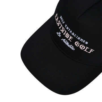 Eastside Golf Headline 5 Panel Hat - Black