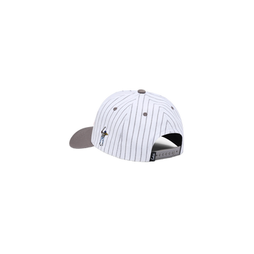 Eastside Golf Pinestripe 5 Panel Hat - White/Opal Grey