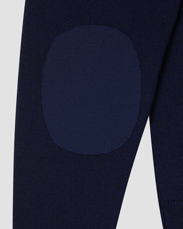 Manors Golf Merino Tech Crewneck - Midnight