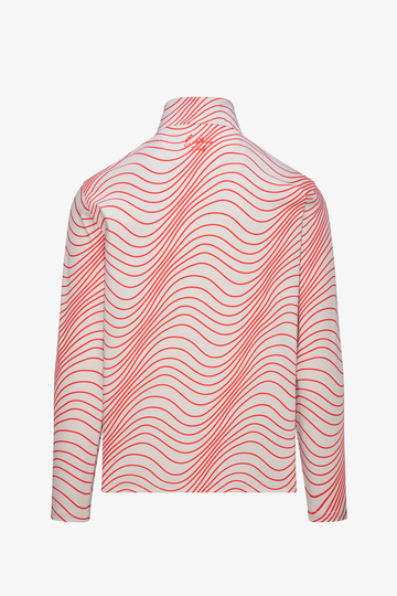 Signature 1/4 Zip Pumice/Lava - Back