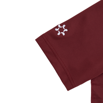 FootJoy with Bisque Stretch Pique Polo Maroon