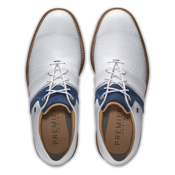 FootJoy Premiere Series - Packard LX White/ Navy – Bisque Golf FootJoy Premiere Series - Packard LX White/ Navy – Bisque Golf