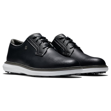 FootJoy Traditions Spikeless Blucher - Black/ White