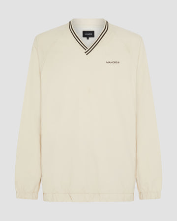 Manors Golf Crosswind Cordura® V-Neck - Ivory