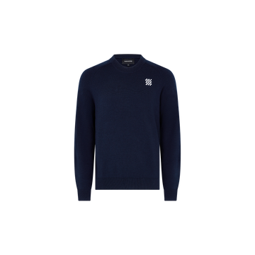 Manors Golf Merino Tech Crewneck - Midnight