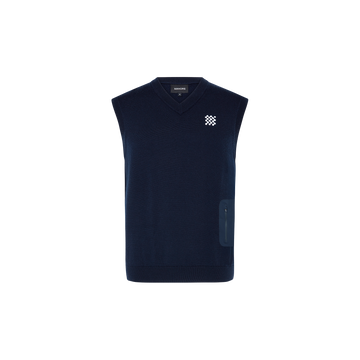 Manors Golf Merino Tech Vest - Midnight
