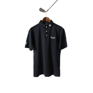 FootJoy x Bisque Golf Amsterdam Stretch Pique Solid Black