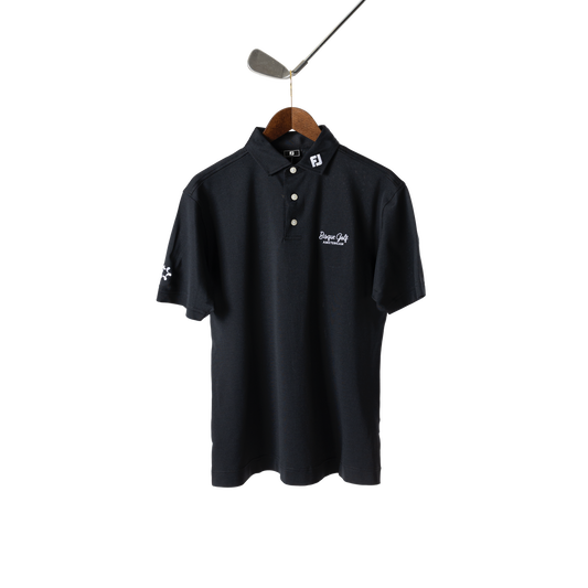 FootJoy x Bisque Golf Amsterdam Stretch Pique Solid Black