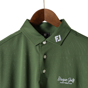 FootJoy with Bisque Golf Amsterdam Stretch Pique Polo Olive