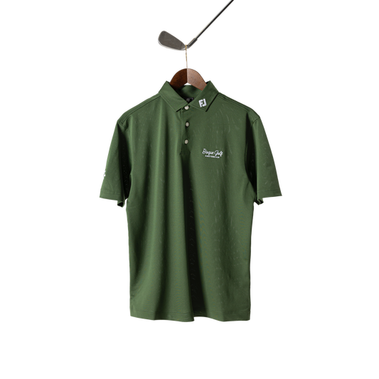 FootJoy with Bisque Golf Amsterdam Stretch Pique Polo Olive