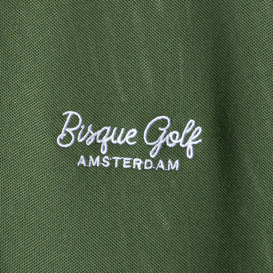 FootJoy with Bisque Golf Amsterdam Stretch Pique Polo Olive