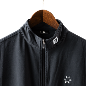 Footjoy With Bisque EU Full Zip Vest - Black